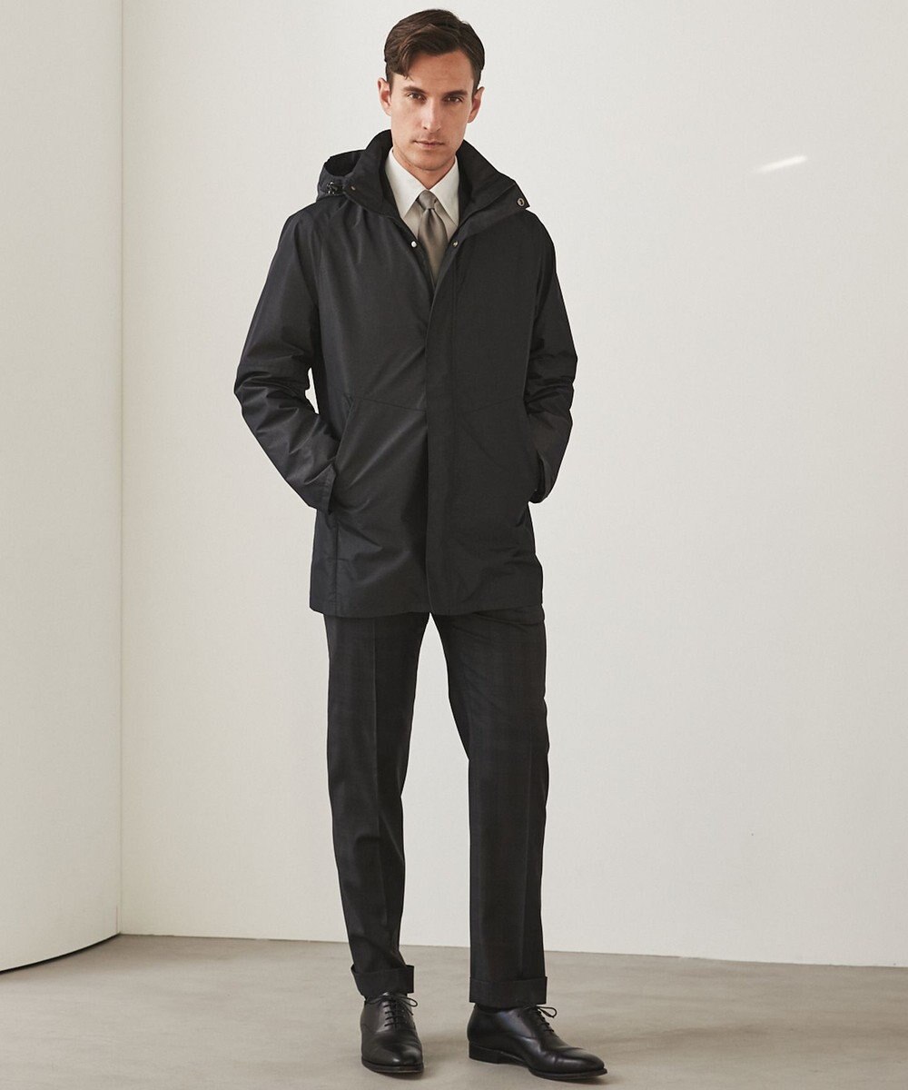 GOTAIRIKU ダウンライナー装着可【仕事で着用可】メランジシャンブレー スプリングブルゾン(25年モデル) 