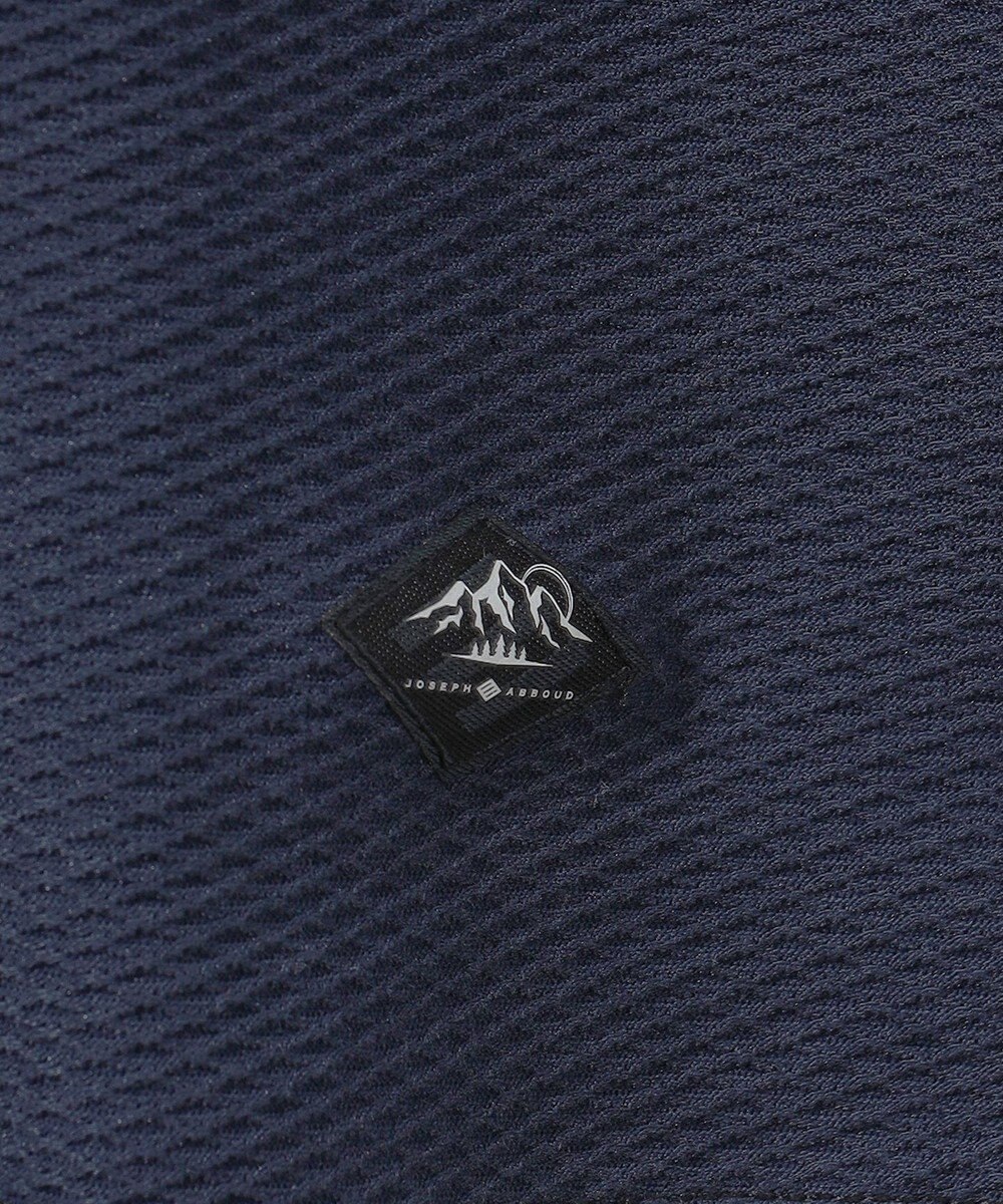 JOSEPH ABBOUD MOUNTAIN 【MADE IN JAPAN/吸水速乾】ダイヤモンドワッフル アウトドア ポロシャツ 