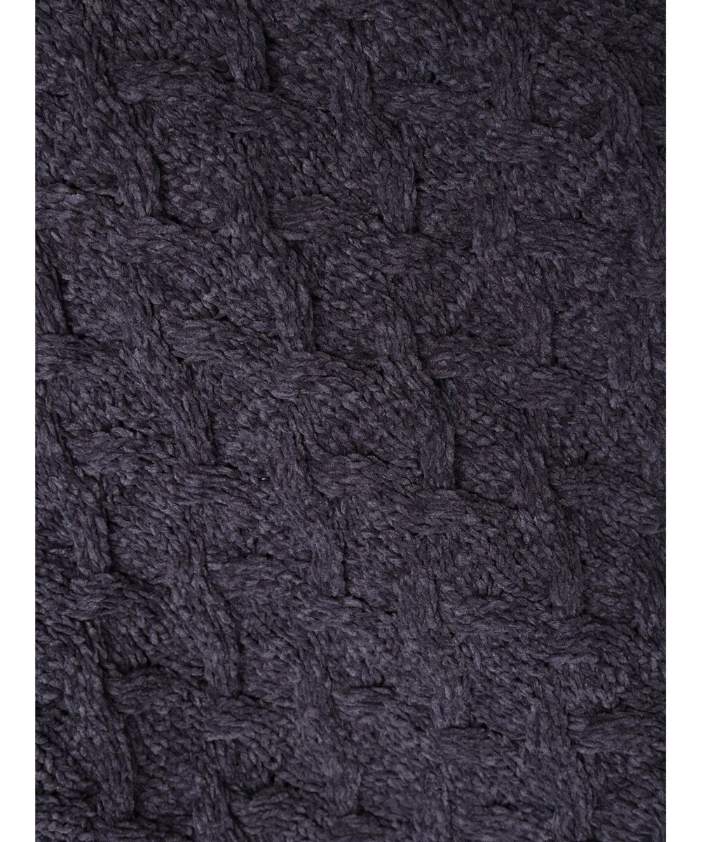 CRAFT STANDARD BOUTIQUE 洗えるモールケーブルニットチュニック 