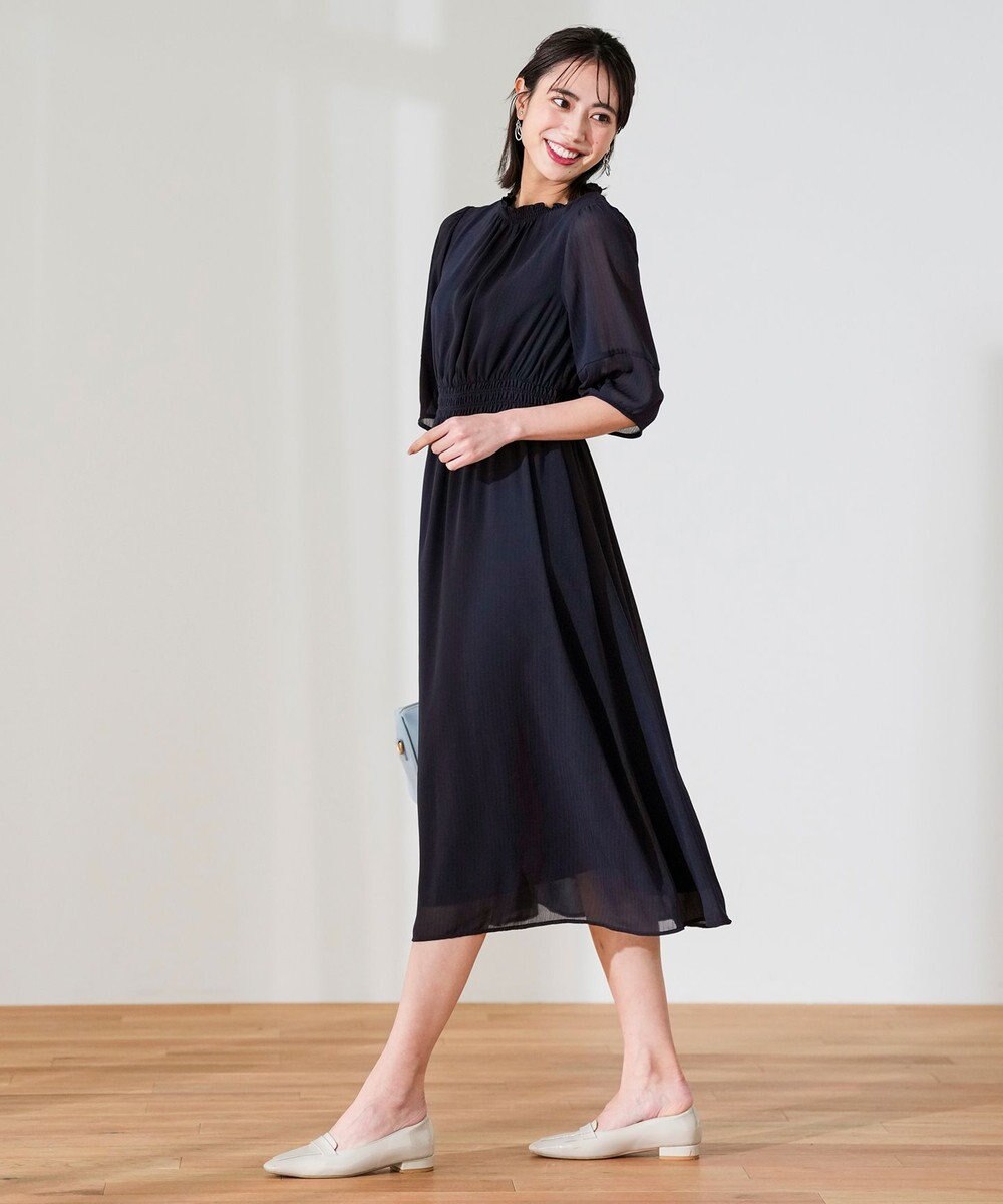 ANY SIS シアーシャーリング ワンピース 