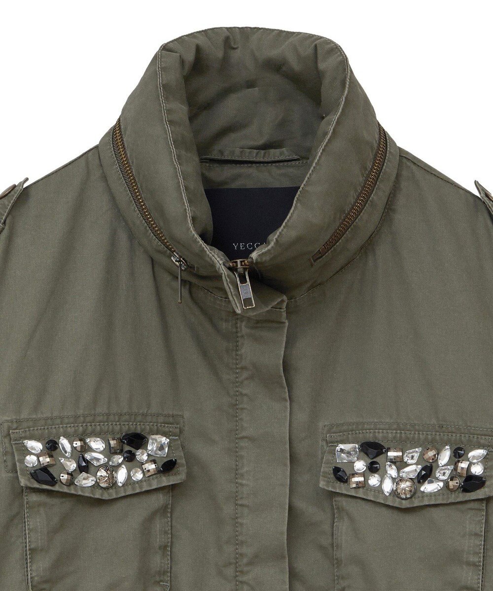 YECCA VECCA 【archive】ビジューミリタリージャケット 