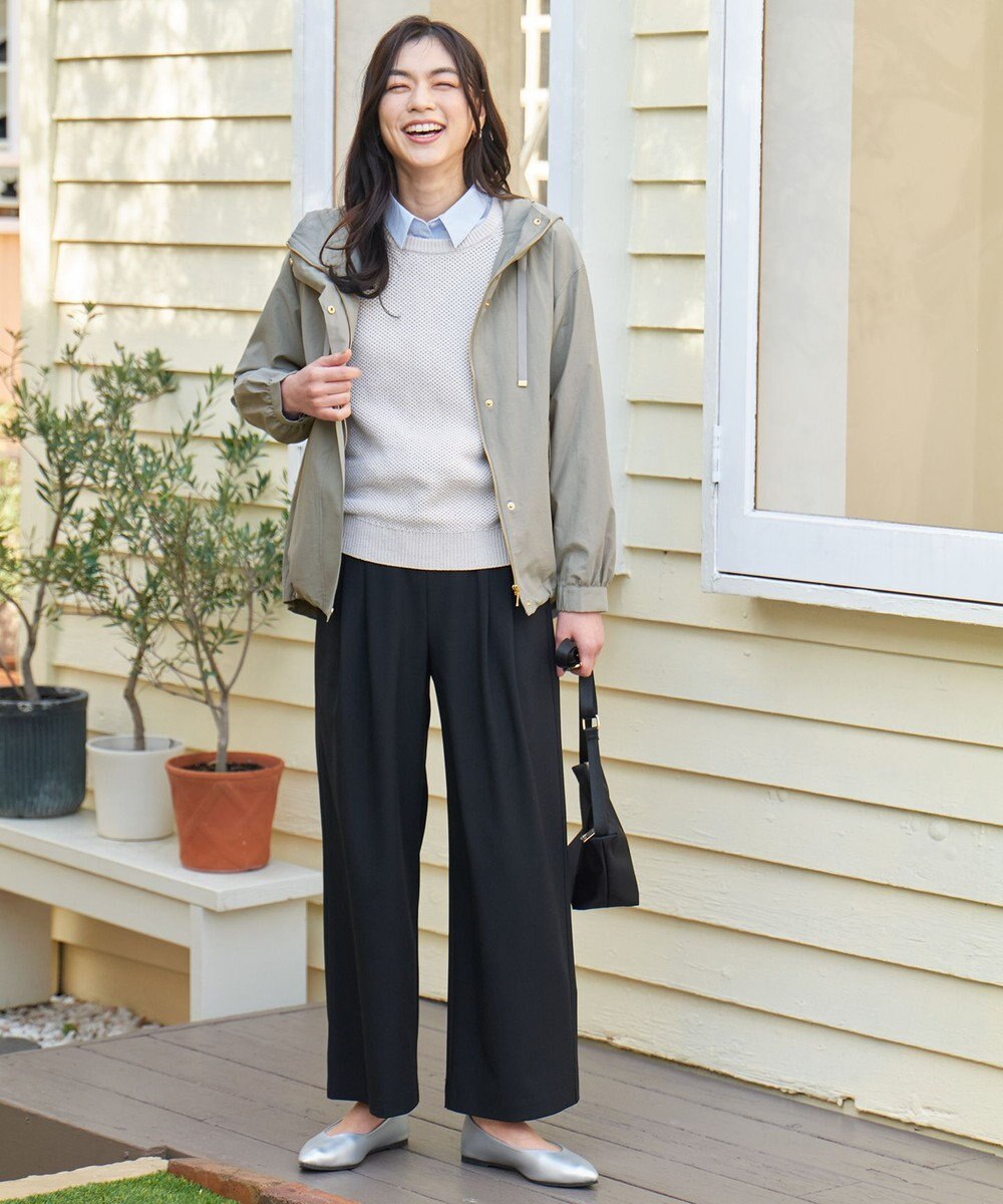 ANY 【手洗い可/UVカット】シャイニーコットンニット 