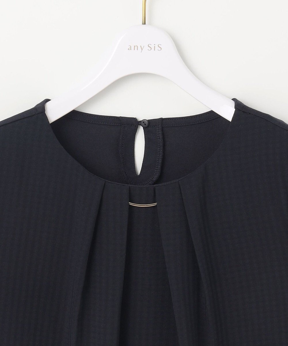ANY SIS 【吸水速乾・UVケア・接触冷感】コンフォートジャージー ブラウス 