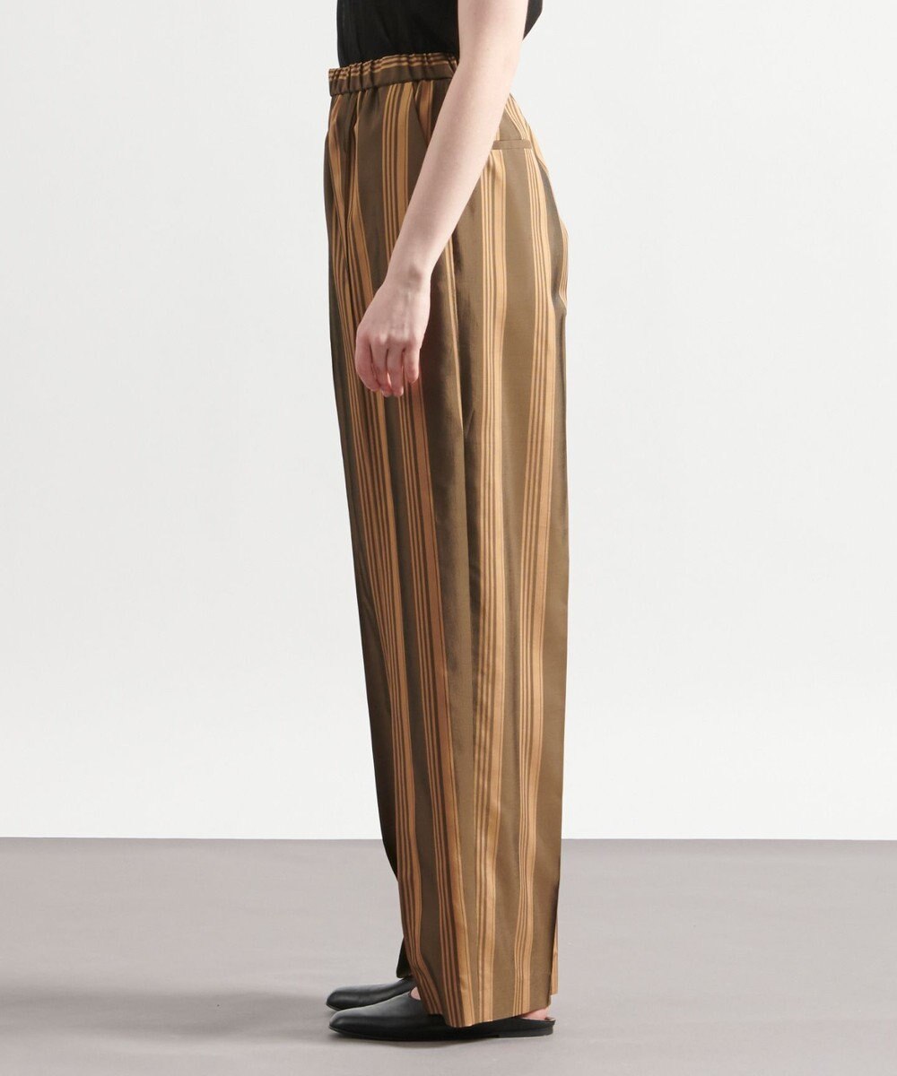 JOSEPH ビッグストライプ　キャロットトラウザーズ 