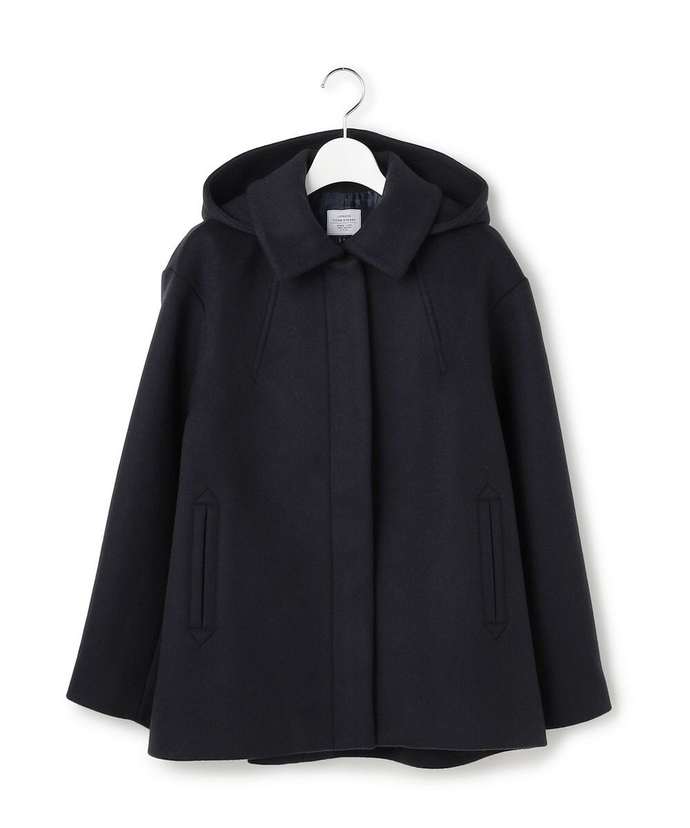 J.PRESS YORK STREET 【WOMEN】2WAY メルトン ショートコート 