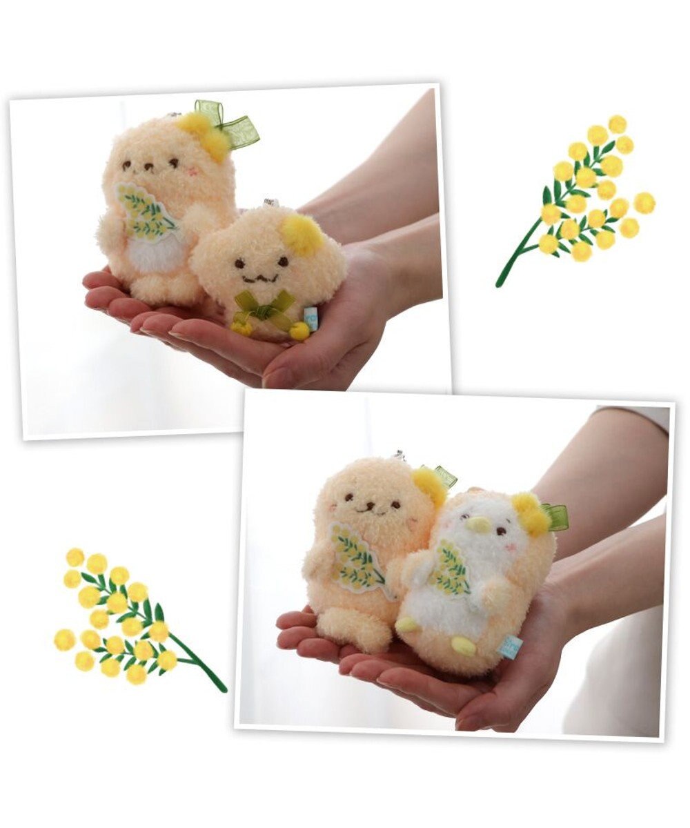 Mother garden しろたん ミモザキーホルダー らむね 単品 