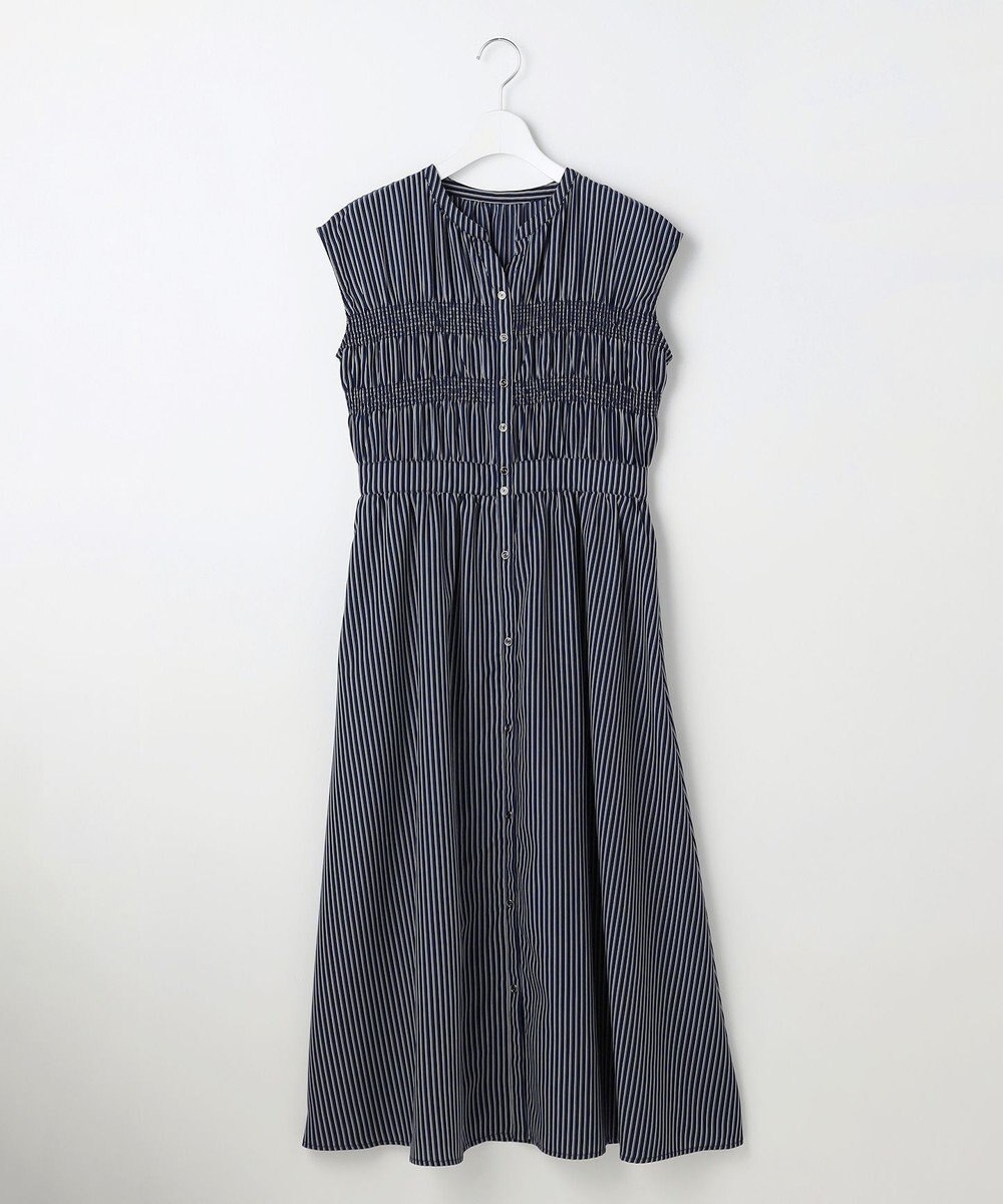 ANY SIS フロントボタンシャーリング ワンピース 