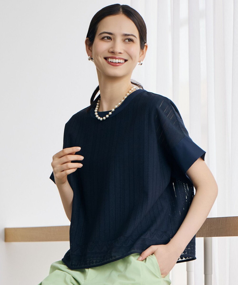 自由区 S 【カタログ掲載・2点SET】レースエッジ プルオーバー 