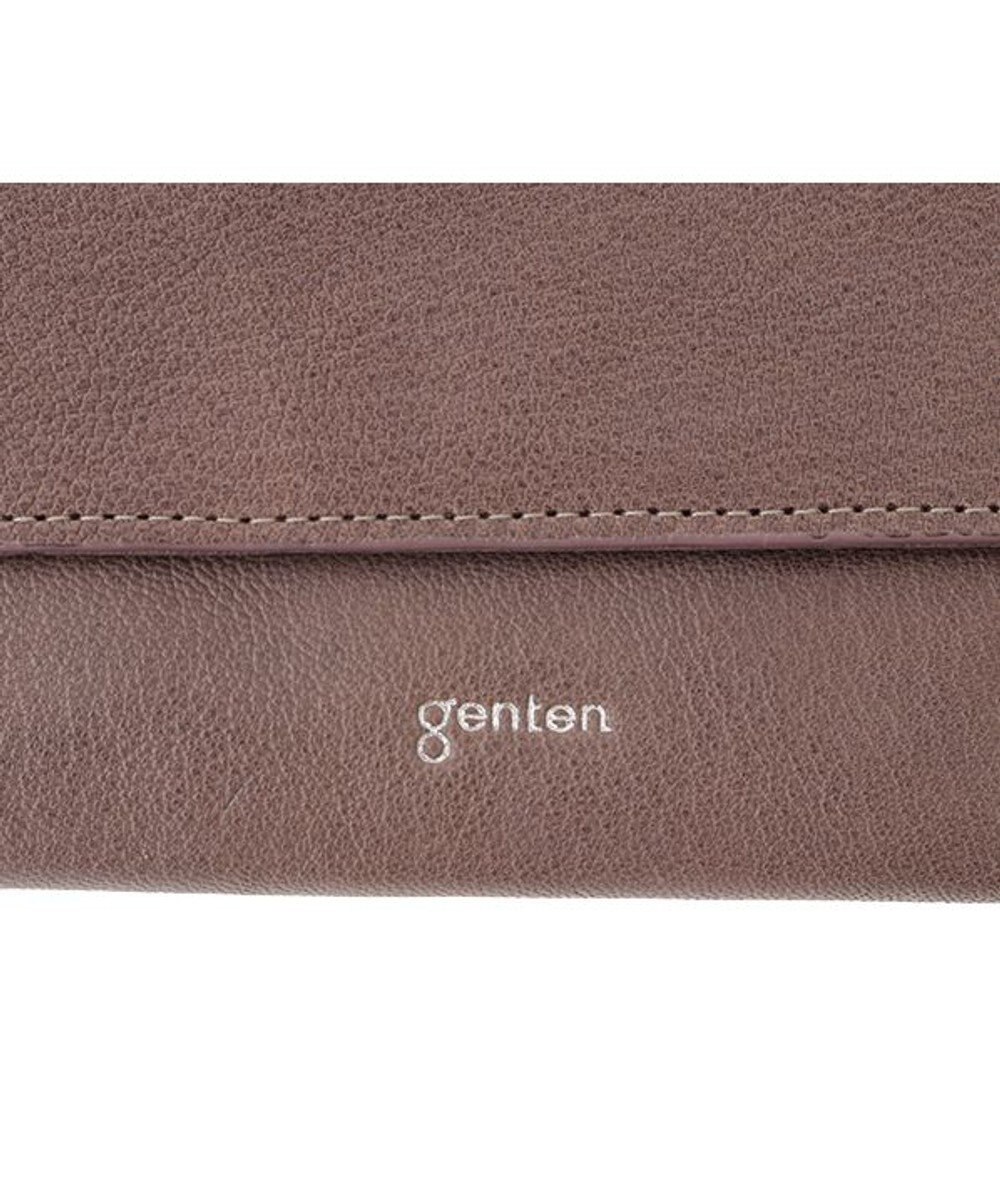 genten 【新色】フレスコ フラップ長財布 