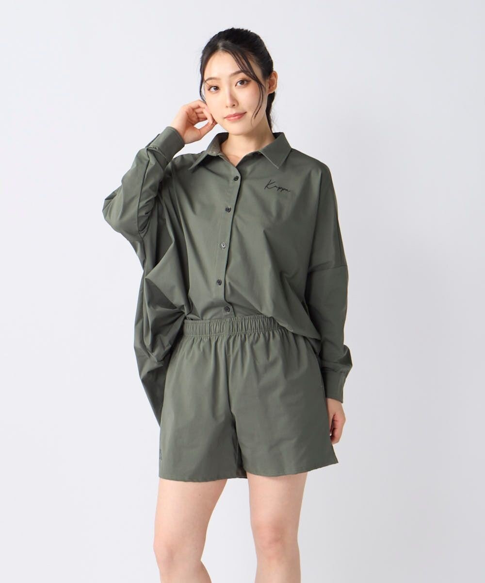 OP／FILA 【Kappa】オーバーサイズシャツ付き 水着4点セット 