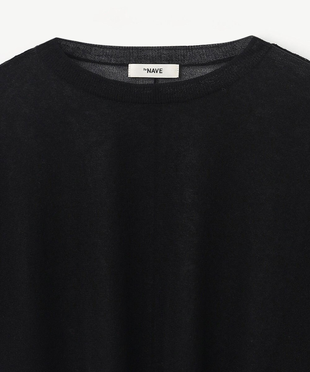 NAVE 【ReNAVE・洗える】シアーニット ロングスリーブ 