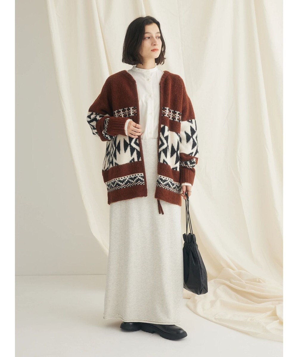 CRAFT STANDARD BOUTIQUE カットオフＡライン裏毛スカート 