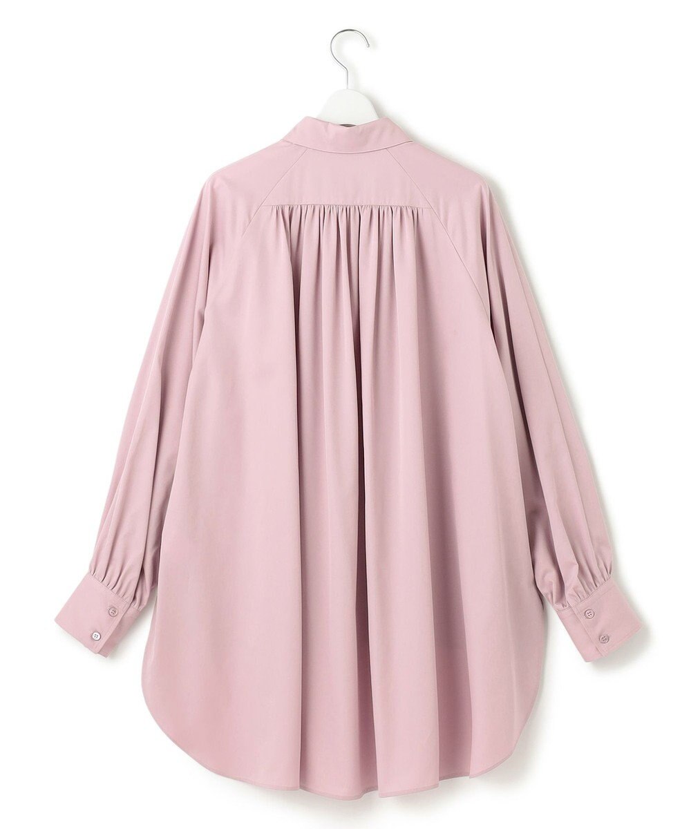 23区 【23区 lab.】ハイカウントコットン ギャザー シャツ 