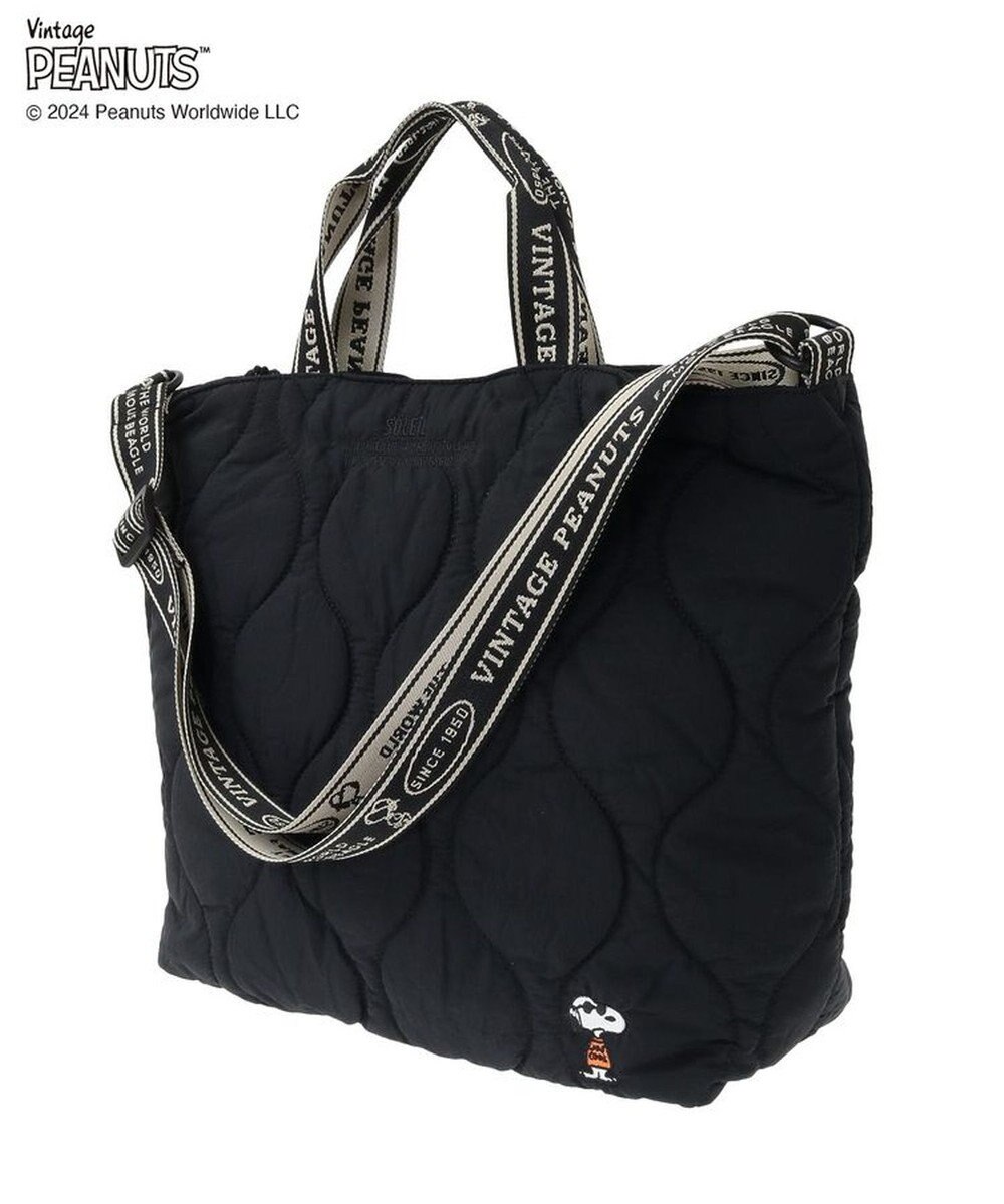 Green Parks ■ＰＥＡＮＵＴＳ　キルティングトートＬ 