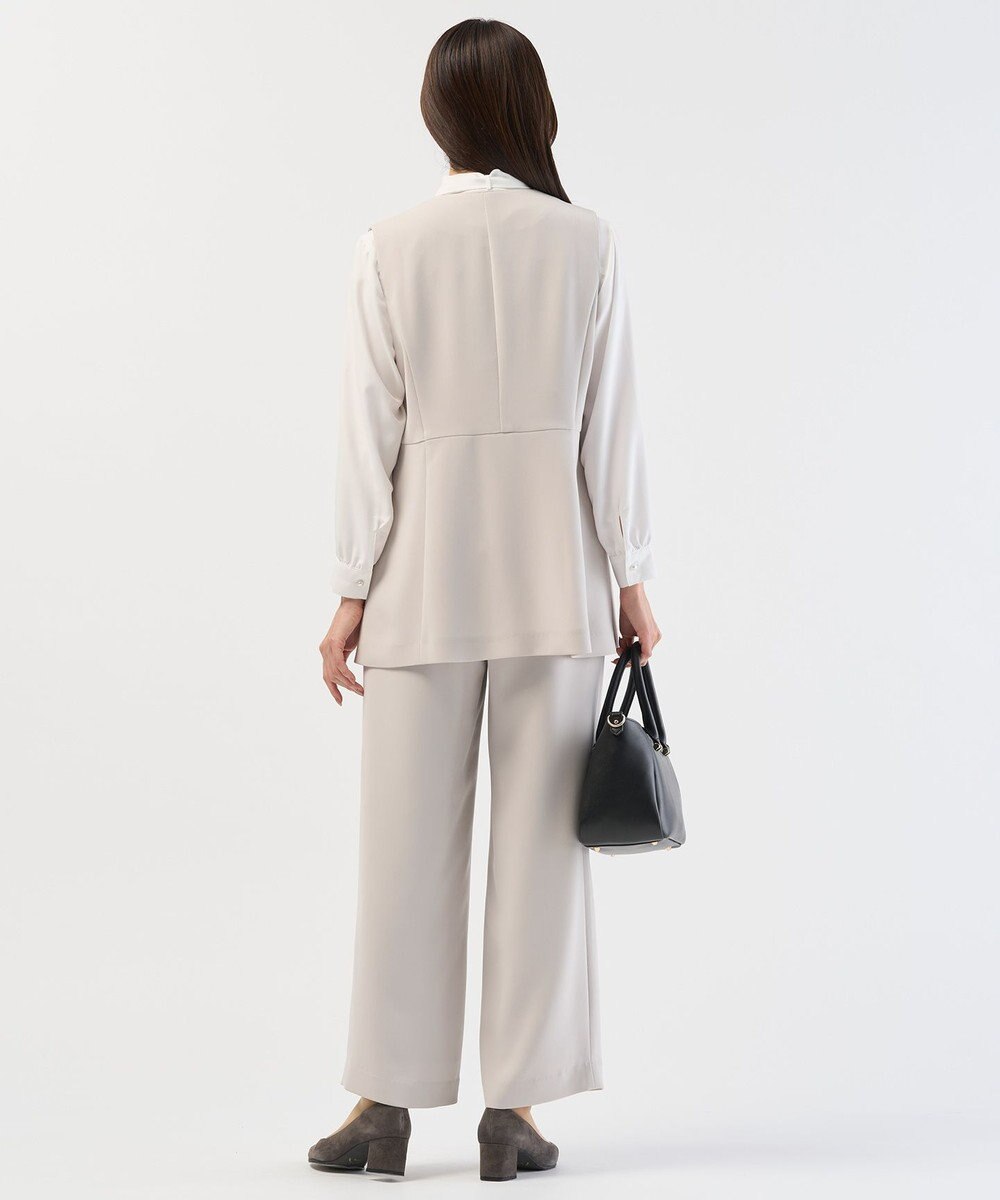 J.PRESS LADIES L 【セットアップ対応】セラテリーダブルクロス ジレ 