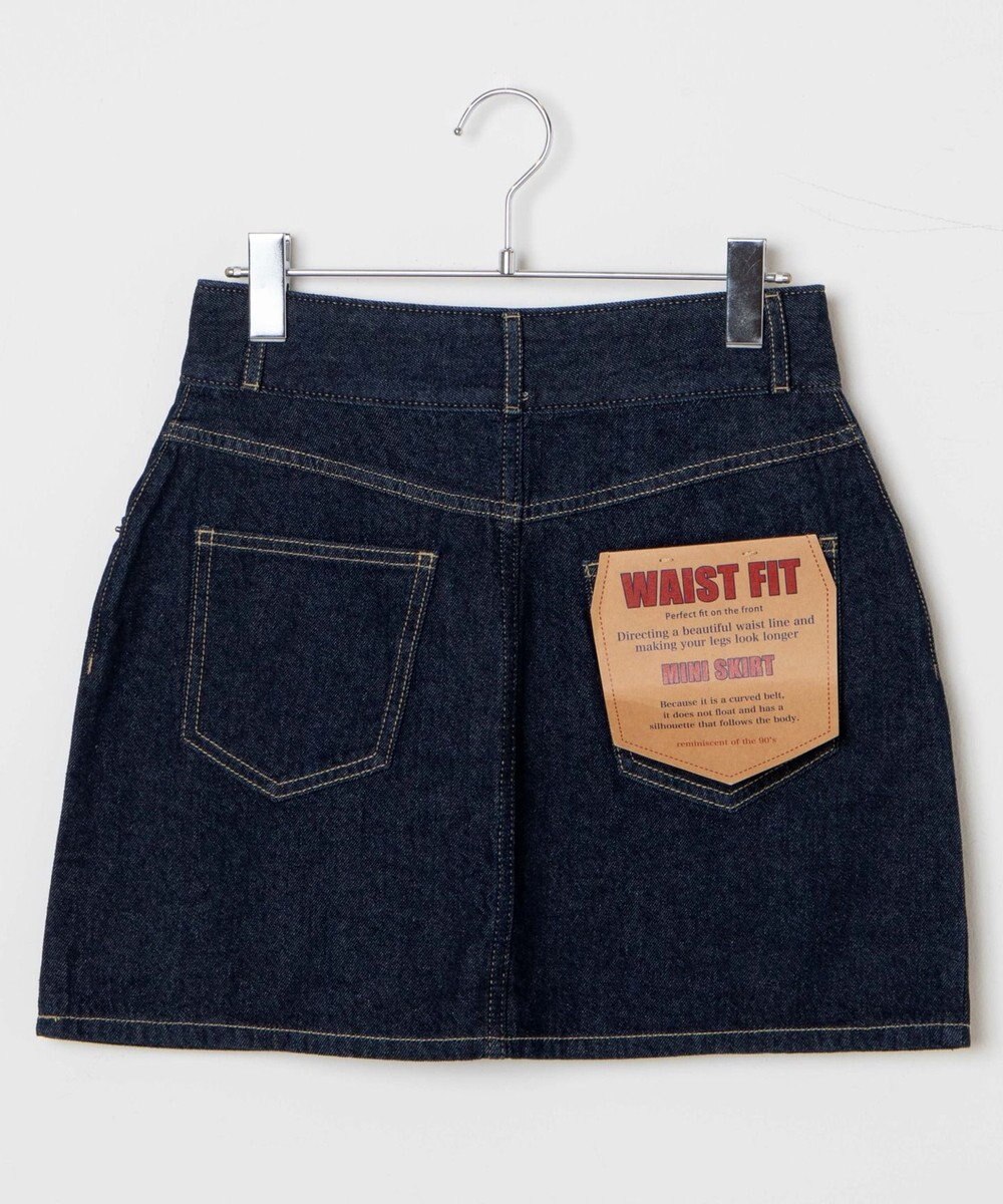 WEGO デニム台形ミニスカート 