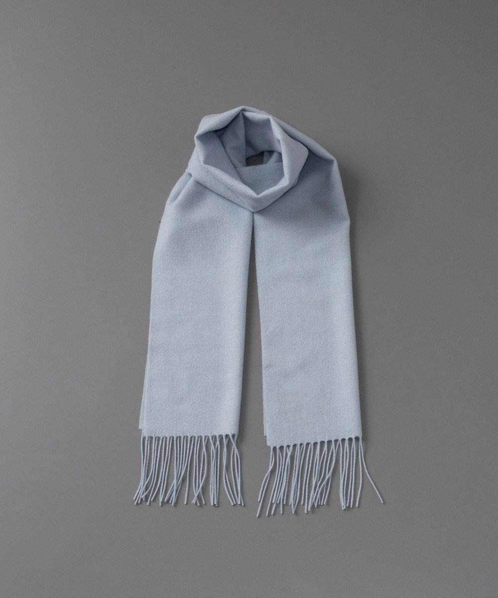AURORA foulatelier　フラトリエ　カシミヤ起毛 無地マフラー 