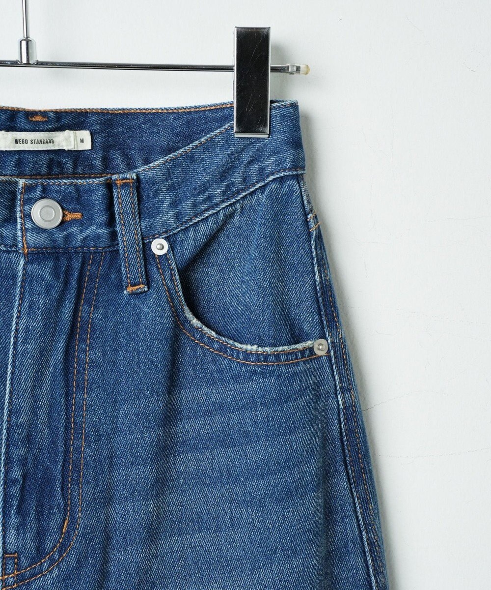 WEGO ルーズストレートデニムパンツ 