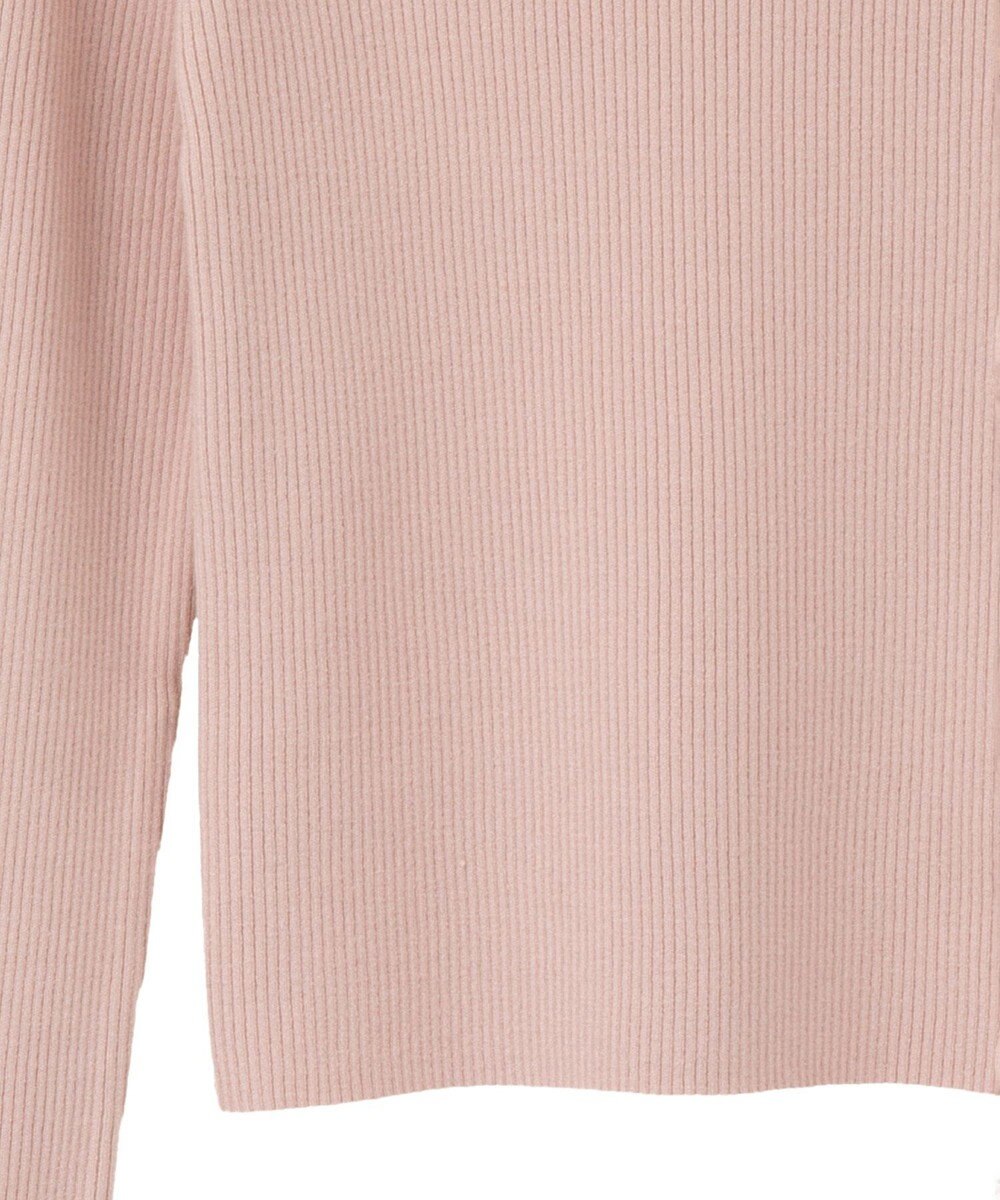 earth music&ecology ハートプレートリブニットプルオーバー 