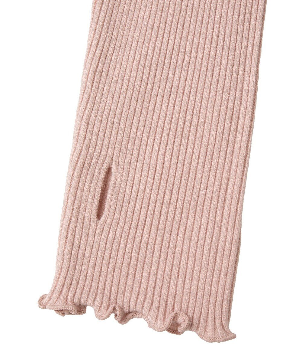 earth music&ecology ハートプレートリブニットプルオーバー 