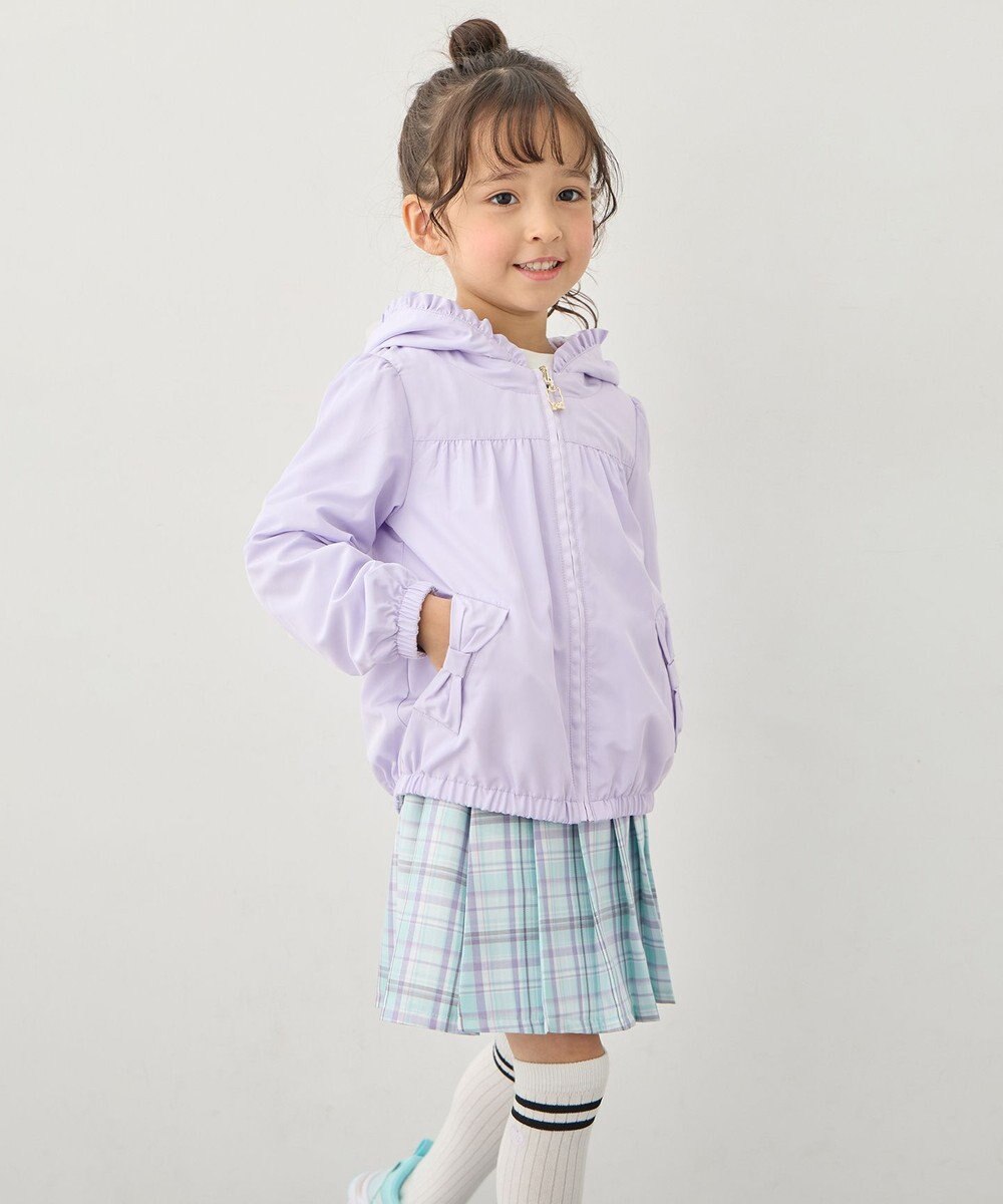 ANY KIDS 【フード取り外し/洗濯機可能】撥水加工リバーシブルゾン 