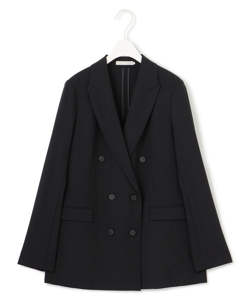 ICB L ウール2WAYストレッチ ダブルブレストジャケット 