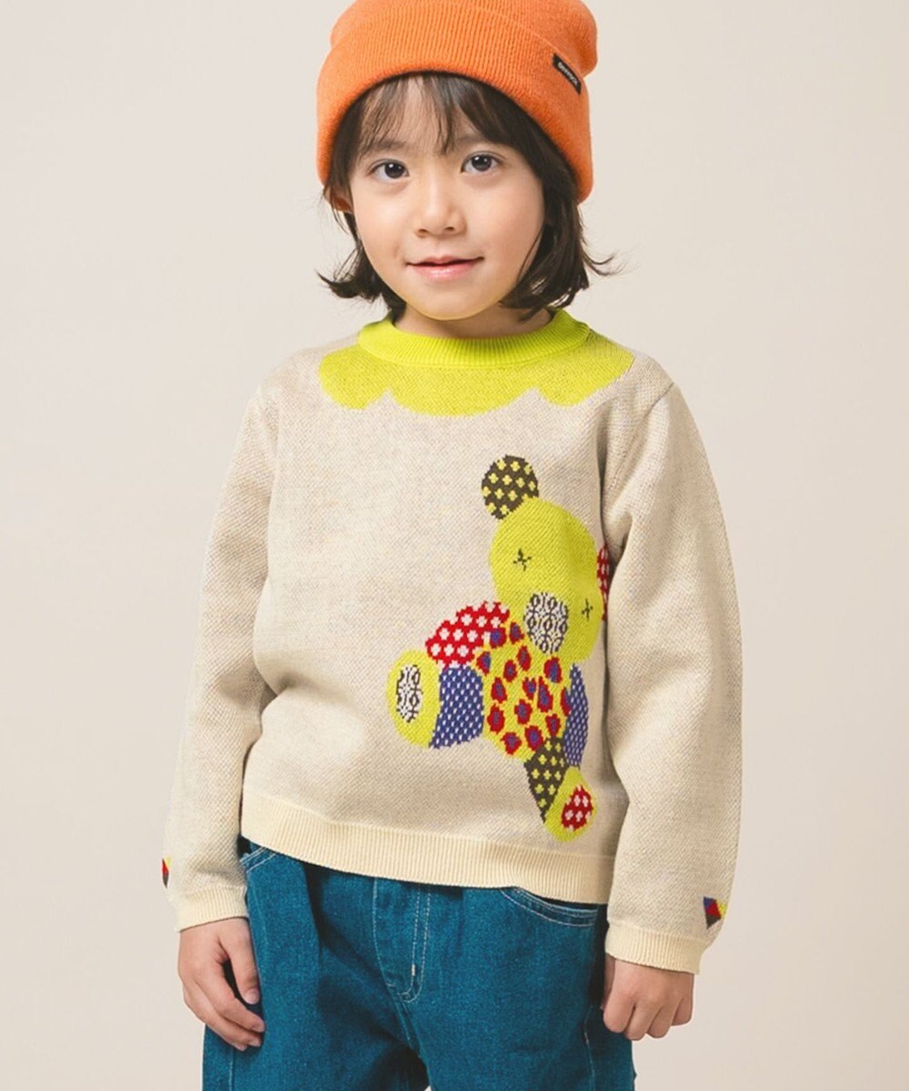 ami amie 【UNISEX】カラフルくまプルオーバー 85cm～130cm 