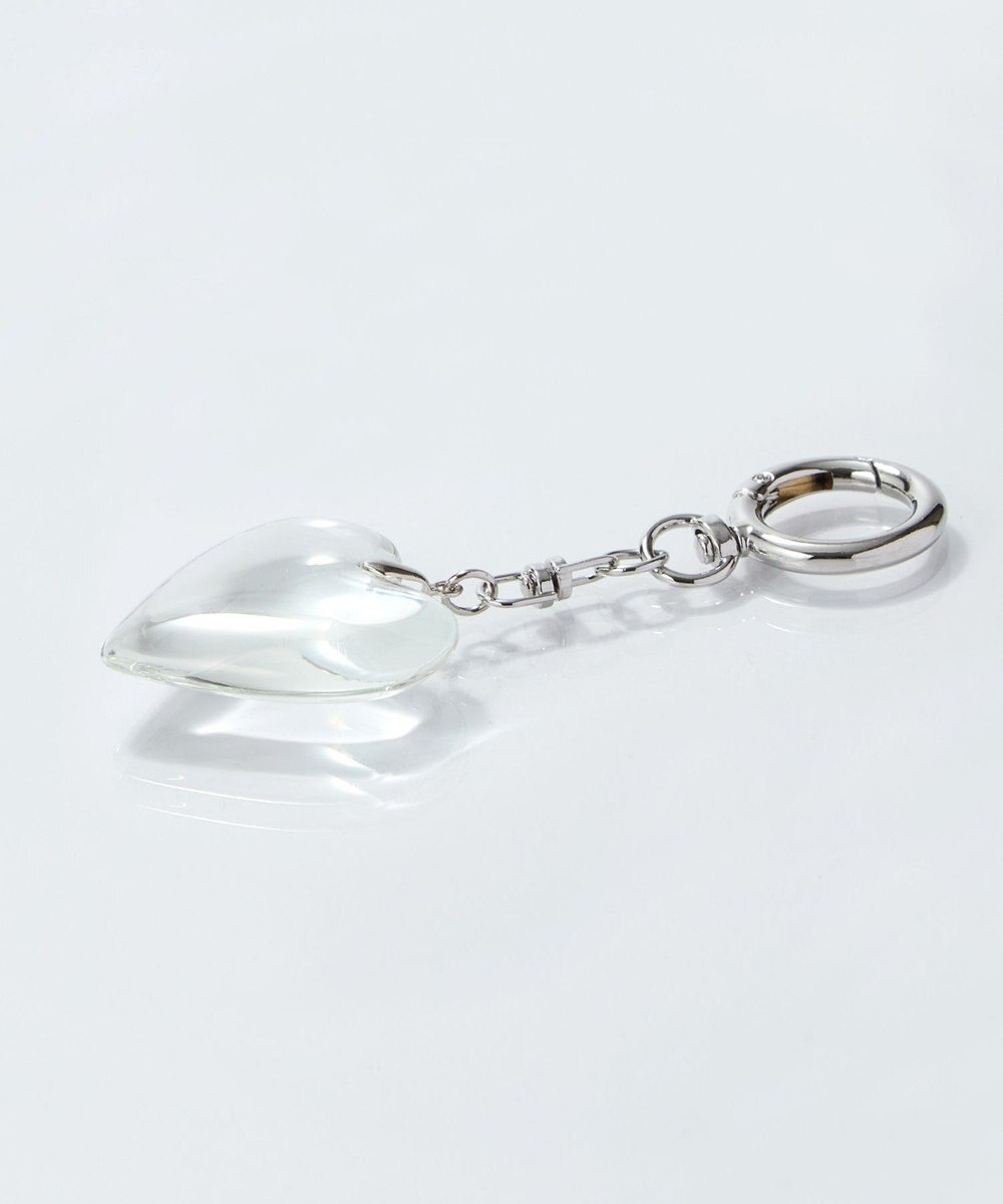 Phoebe ビッグハートバッグチャーム　クリア 