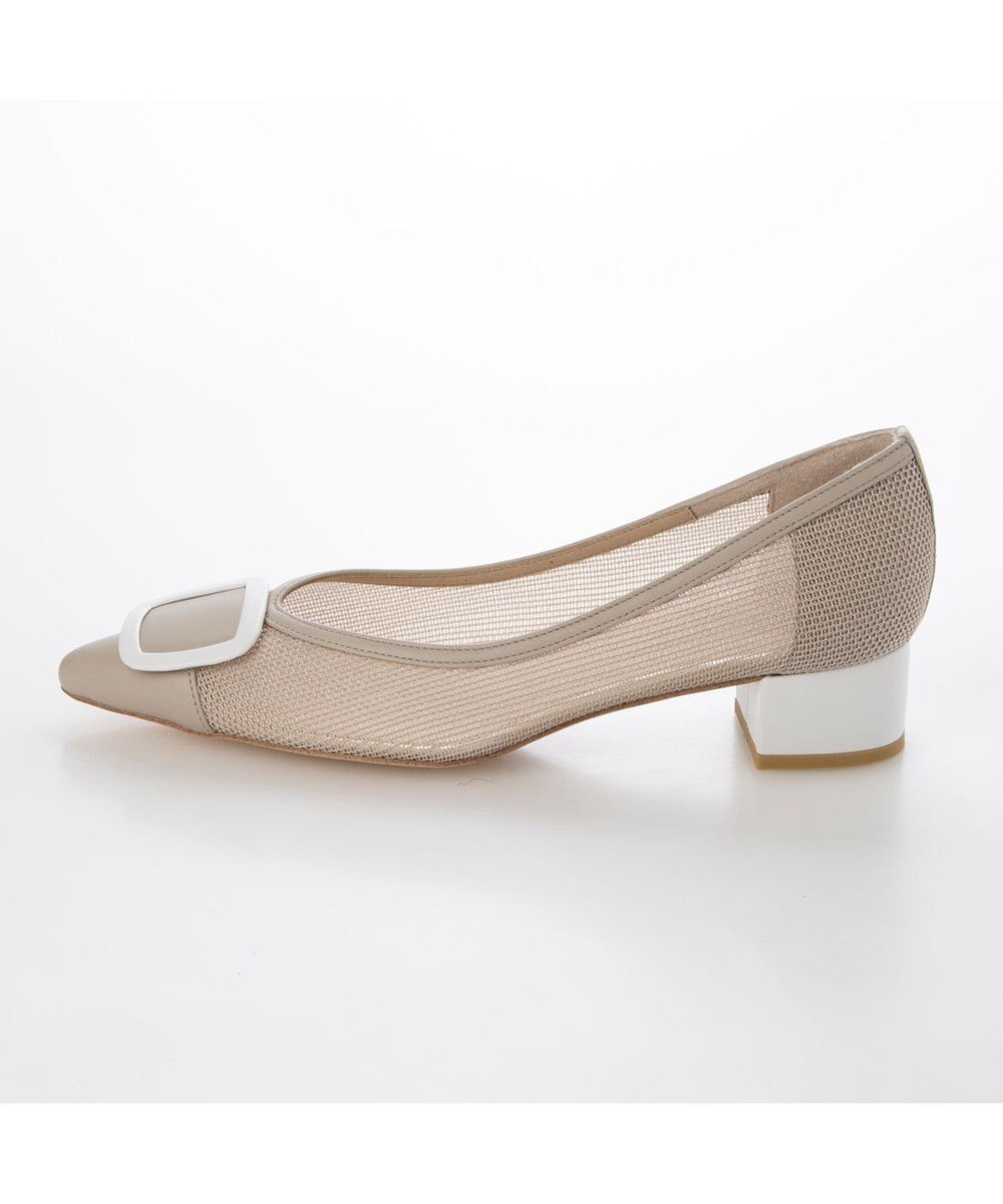 MODE ET JACOMO <MODE ET JACOMO>ポインテッドバックルデザインパンプス 