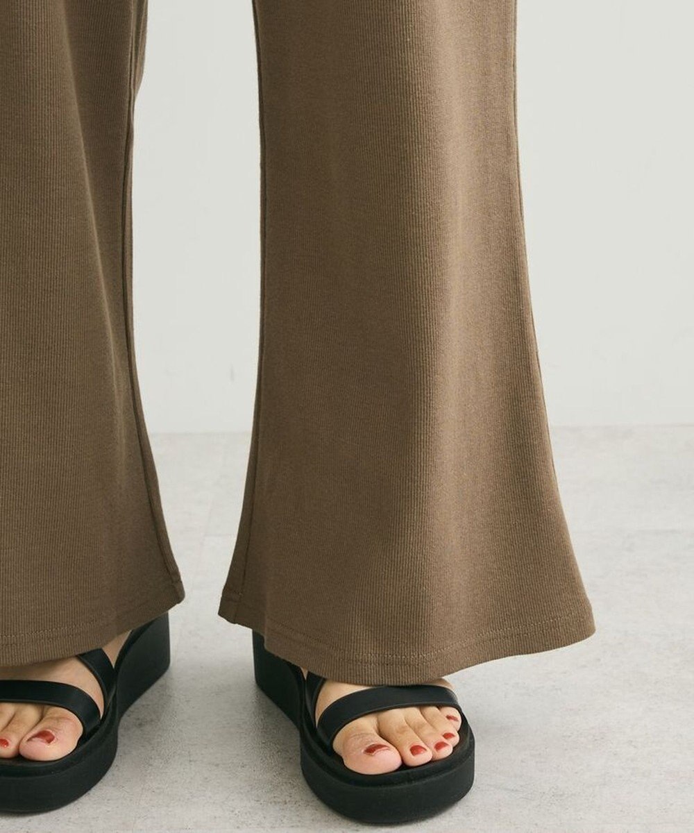 Green Parks ・ｓｗｉｎｇ　ｂｙ　リブカットソーイージーパンツ 