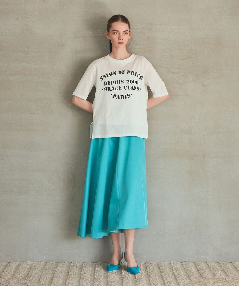 GRACE CONTINENTAL ステンシルレタードT 