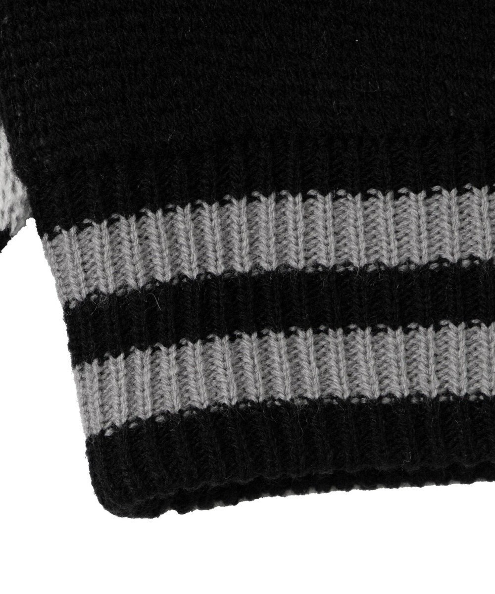 WEGO 【ユニセックス着用ITEM/MLサイズ展開】ジャガードニットスタジャン 