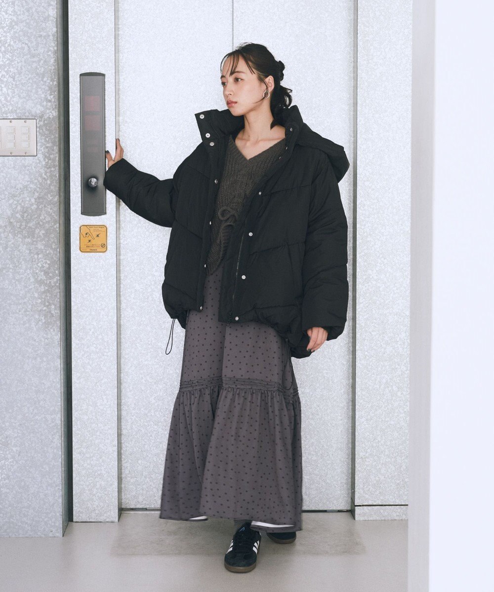 earth music&ecology 2WAYパファーブルゾン 