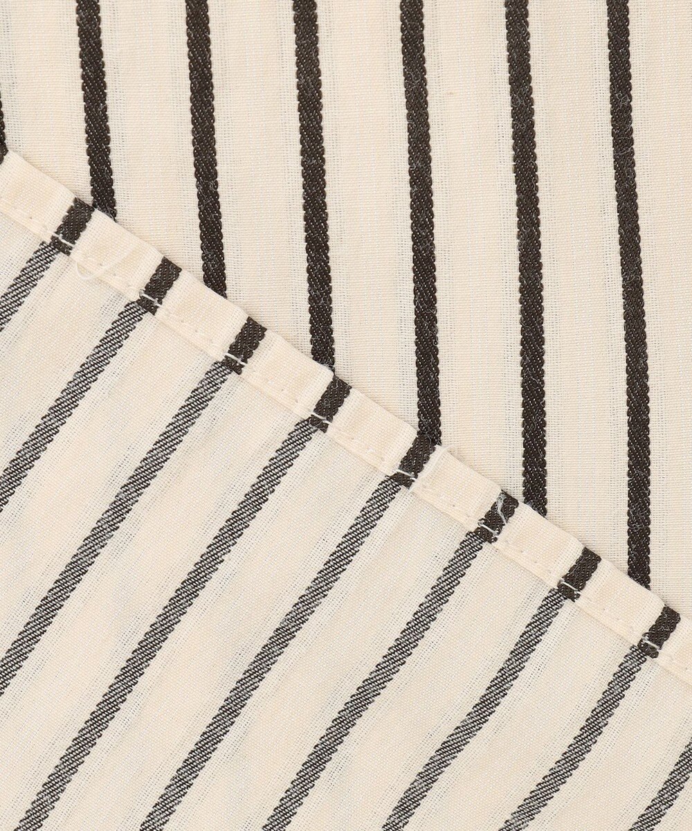 J.PRESS YORK STREET 【WOMEN】コットンタイプライター バンドカラーブラウス 