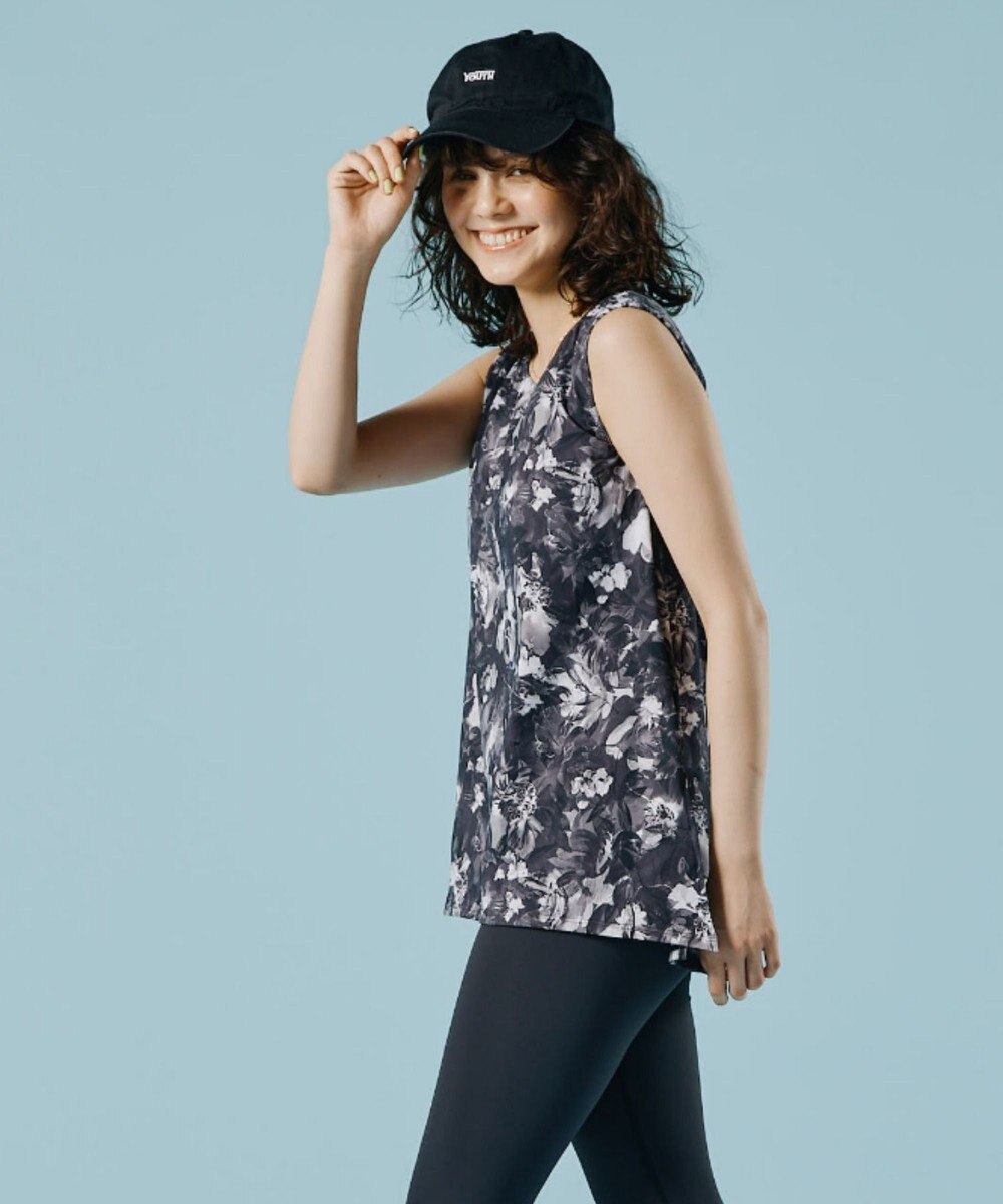 San-ai Resort（三愛水着楽園） 【水陸両用】　プリントカップ付きトップス　M・L　【Reir（レイール）】 