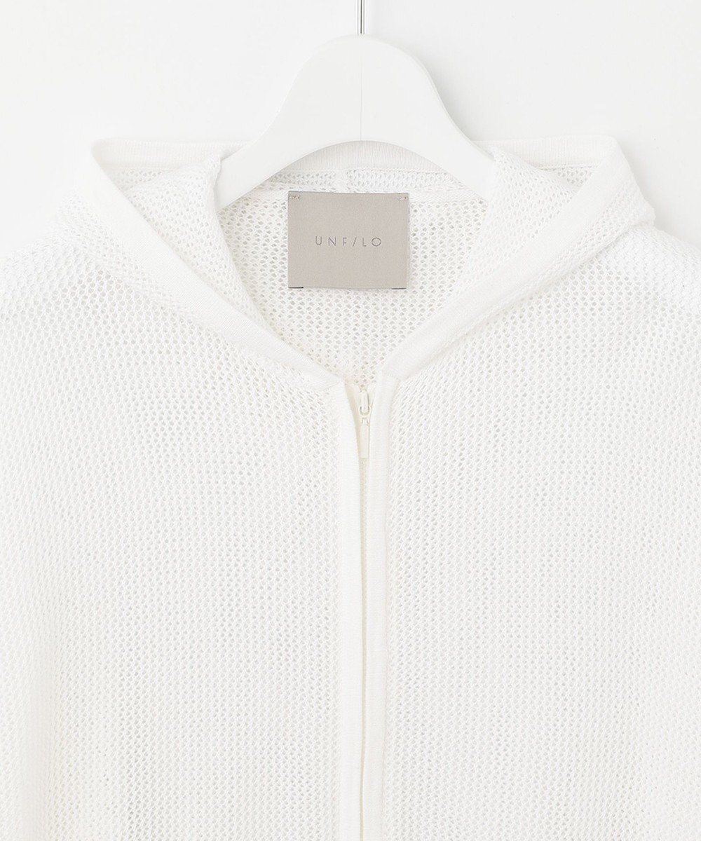 UNFILO 【洗える】メッシュパーカー 