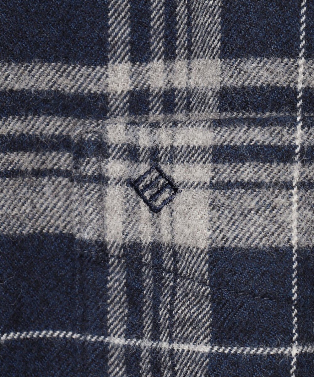 JOSEPH ABBOUD 【オーガニックコットン】ビッグチェック フランネルシャツ 