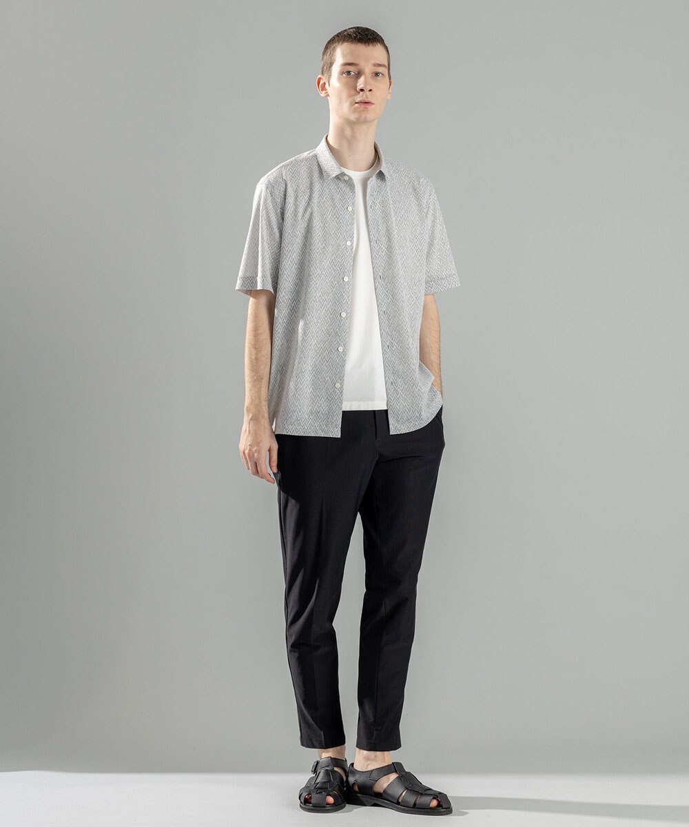 JOSEPH HOMME 新素材【洗える/通気性】ヨシタレース　レギュラーカラー半袖シャツ 