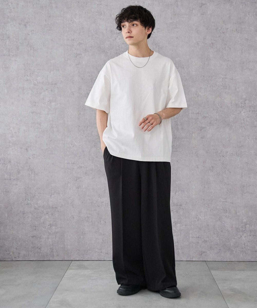 WEGO 【ユニセックス着用アイテム/綿100%/SMLXLサイズ展開】シルキーリッチヘビーコットンT 