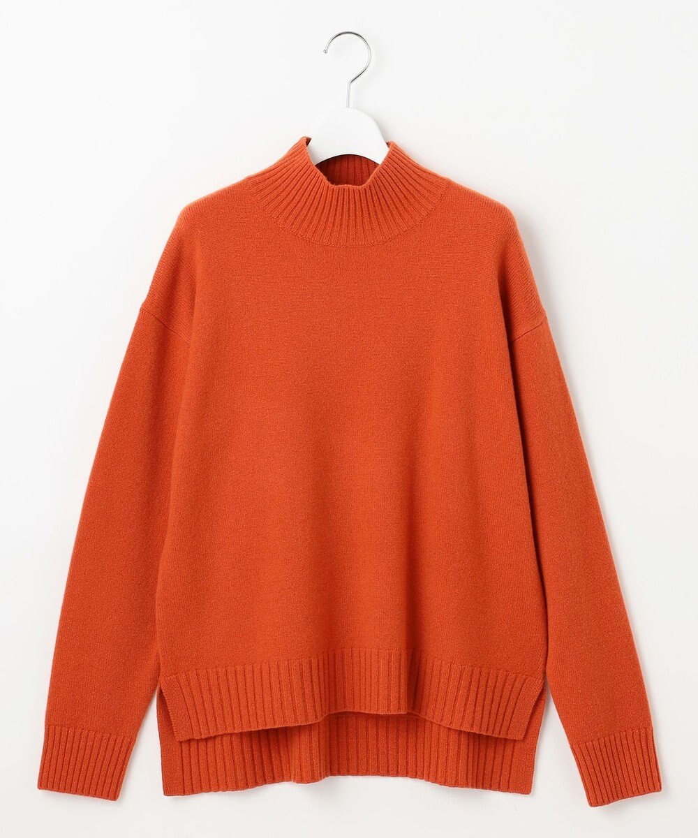 自由区 ウールカシミヤブレンドハイネック ニット 