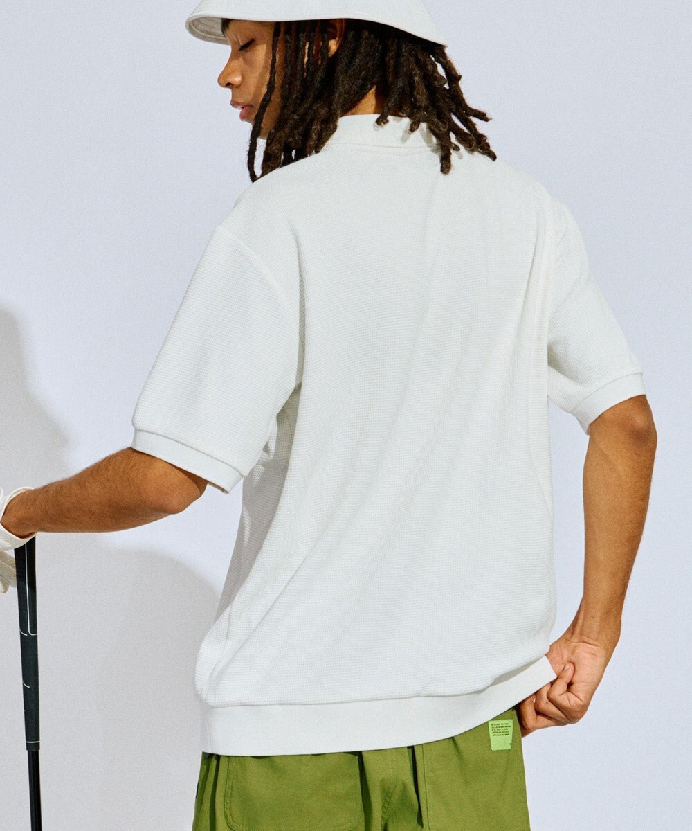PW CIRCULUS 【GOLF OUT掲載アイテム】【MEN】ワッフルポロ ゴルフ 
