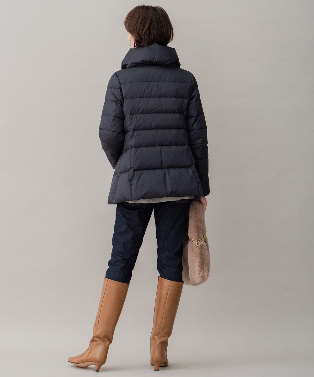 自由区 【XSサイズ～/洗える】ブライトダウン ミドル丈ダウンコート 