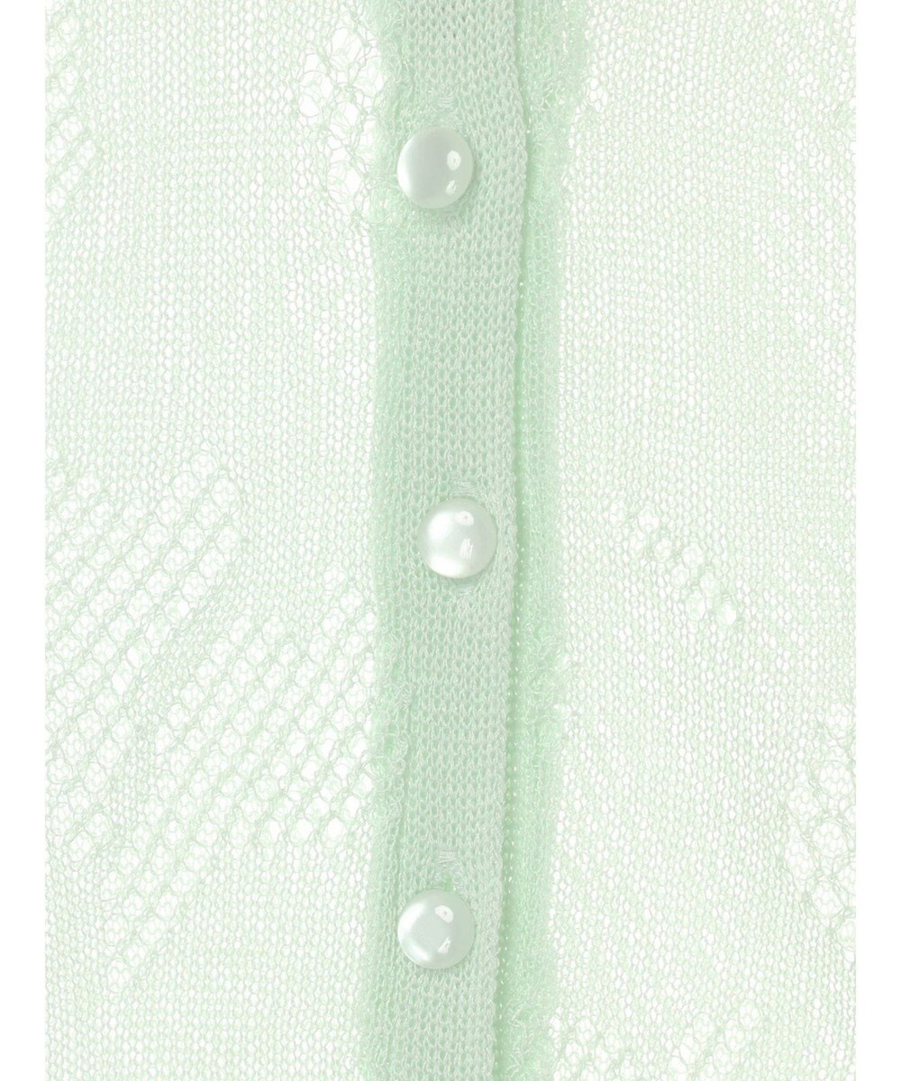 earth music&ecology 花柄シアーカーディガン 