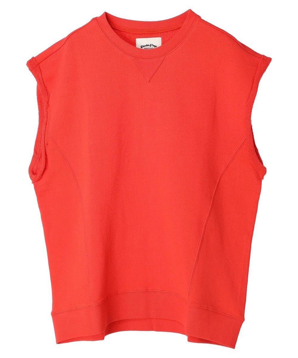 Green Parks ・Ｄｏｕｂｌｅ　Ｆｌａｇｓ　ウラケノースリーブスウェット 