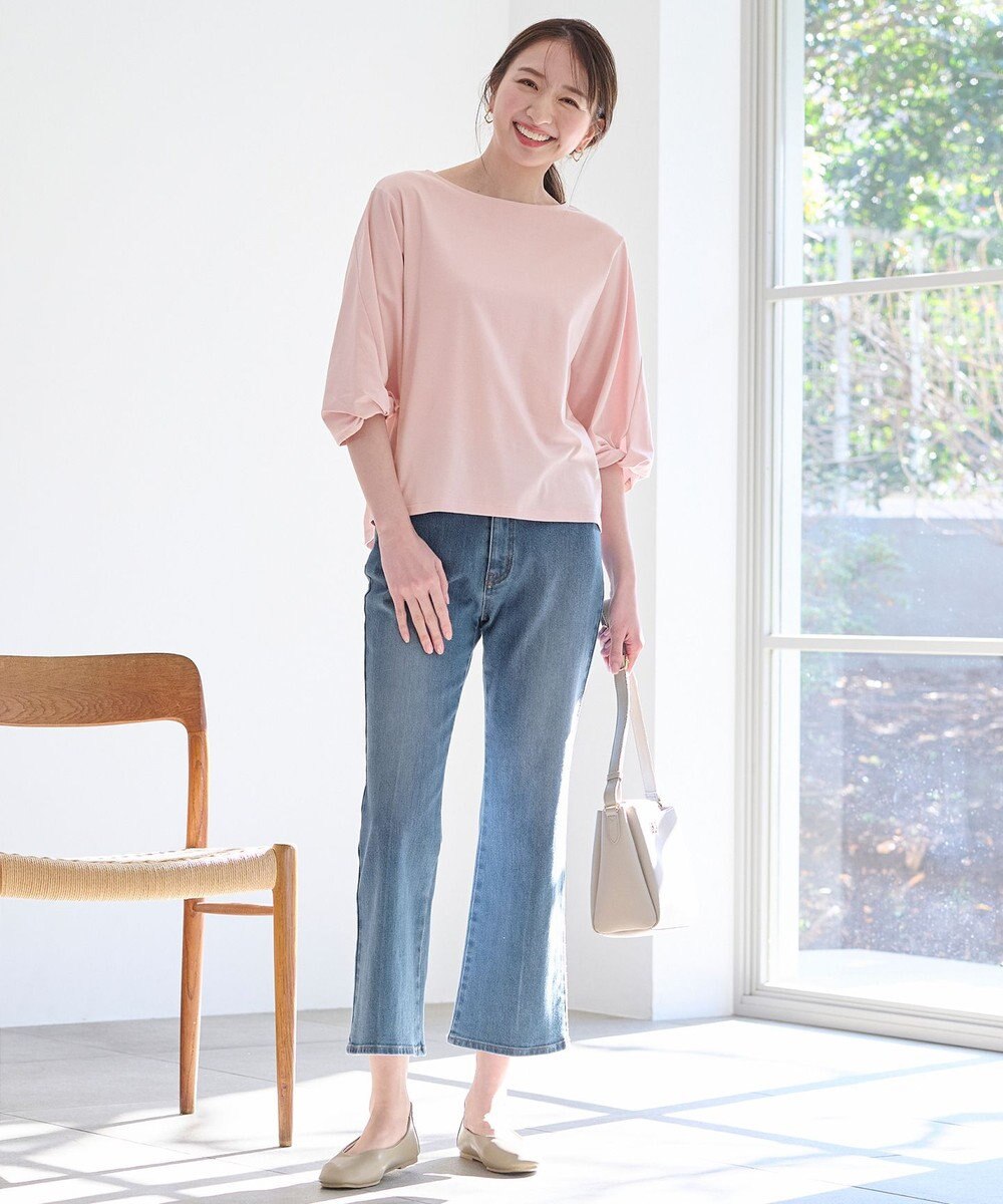 ANY 【洗濯機可/ストレッチ】デニムフレアパンツ 