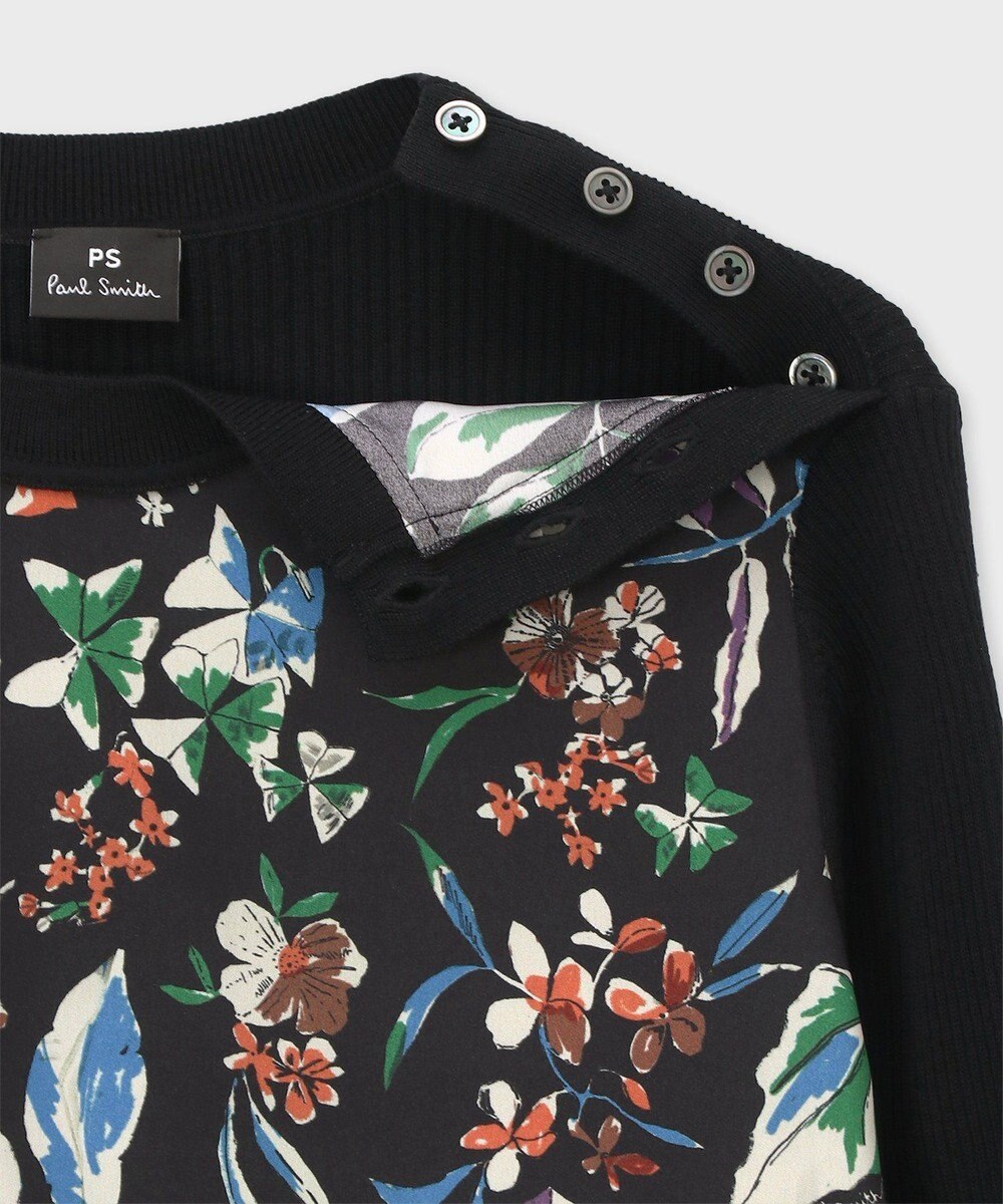 Paul Smith Number Floral プルオーバー コンビ ニット 