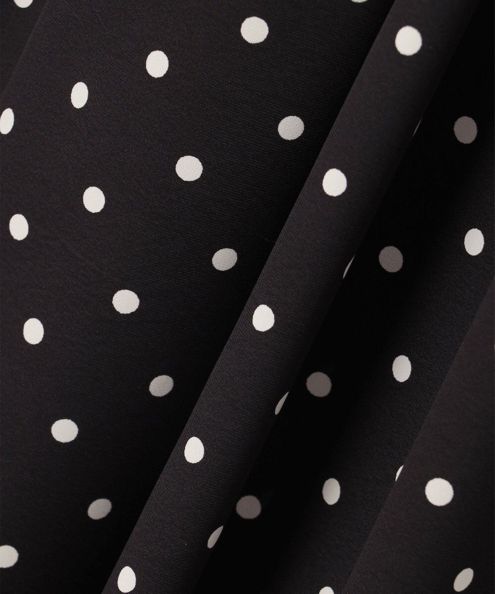 組曲 L 【WEB限定】ドットプリントデシン フリルパンツ 