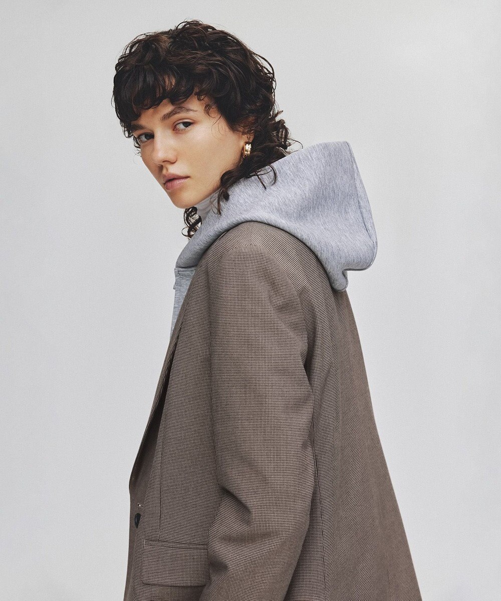 UNFILO 【新色登場/WEB限定】BEAUTY FORM JERSEY ZIPパーカー 