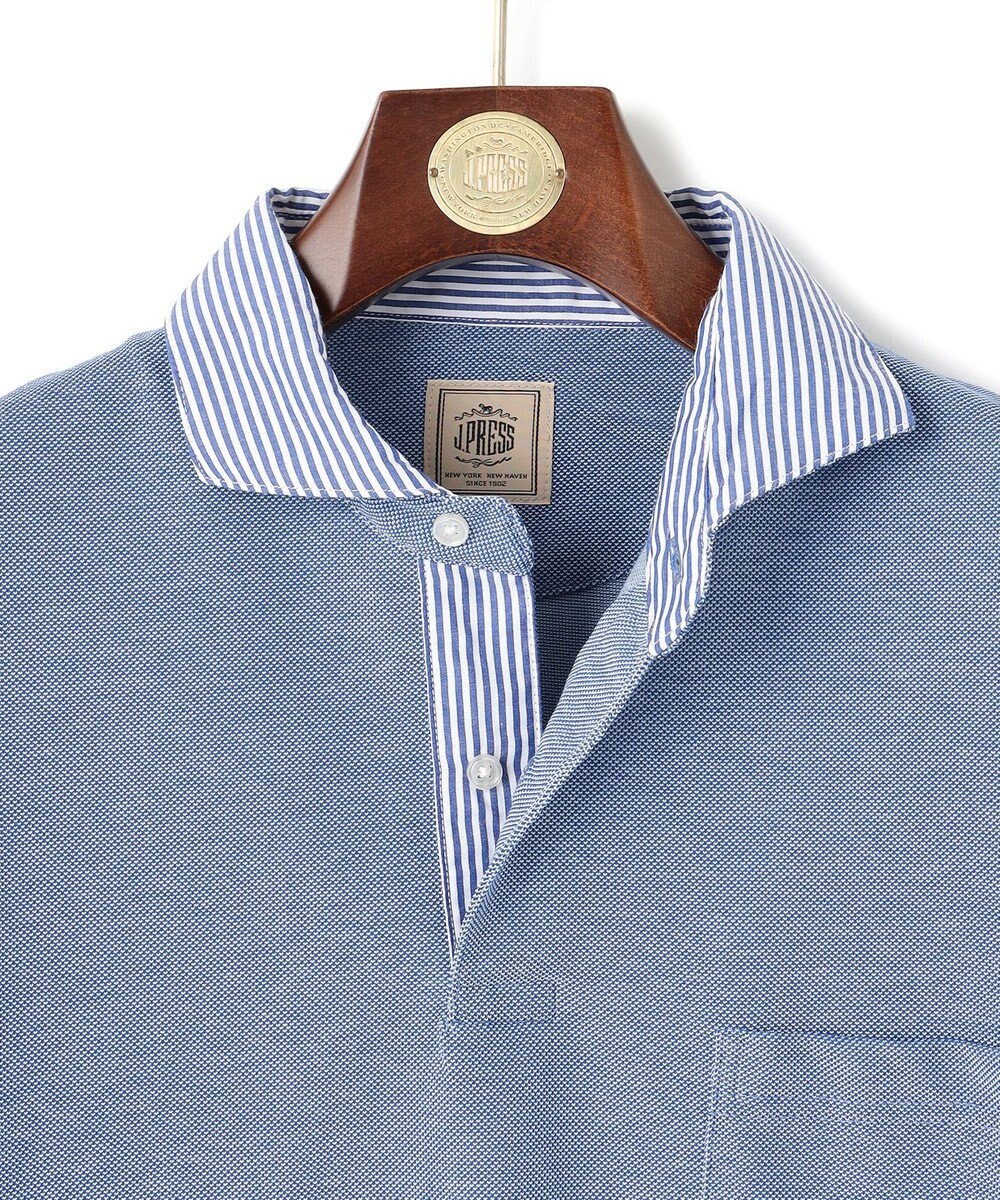 J.PRESS MEN 【WEB・一部店舗限定】バーズアイカノコ ポロシャツ 
