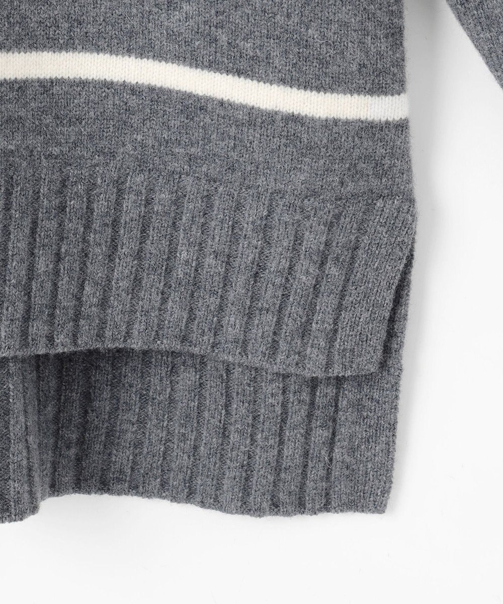 自由区 ウールカシミヤブレンドハイネック ニット 